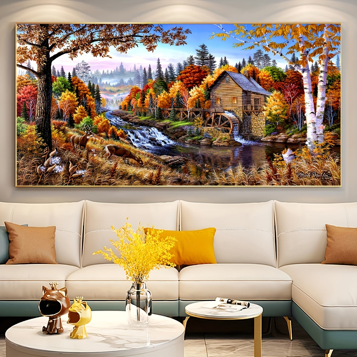 Forest House Canvas Poster