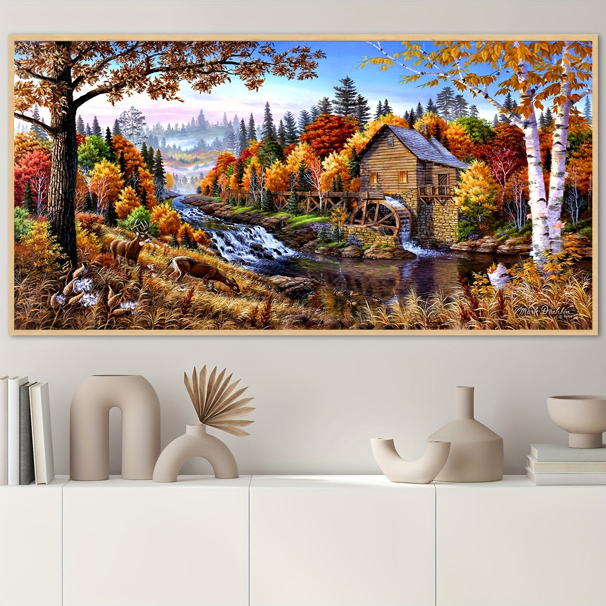 Forest House Canvas Poster