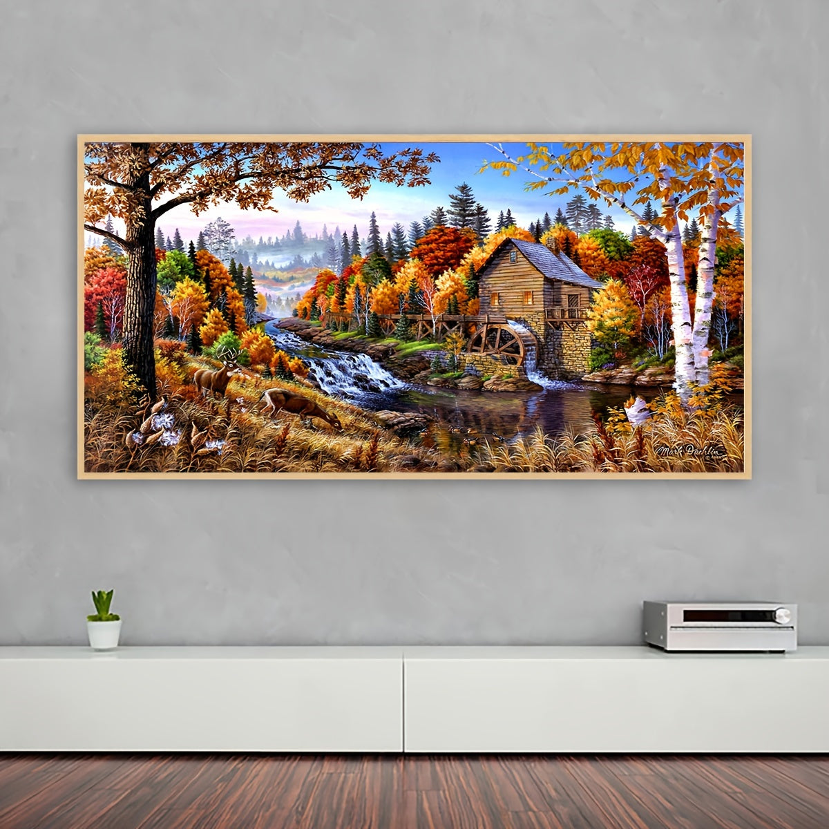 Forest House Canvas Poster