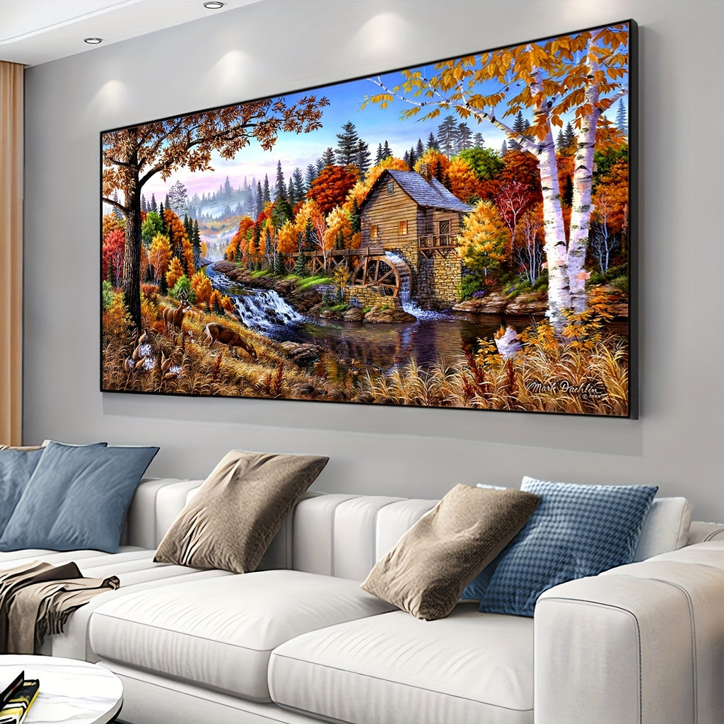 Forest House Canvas Poster
