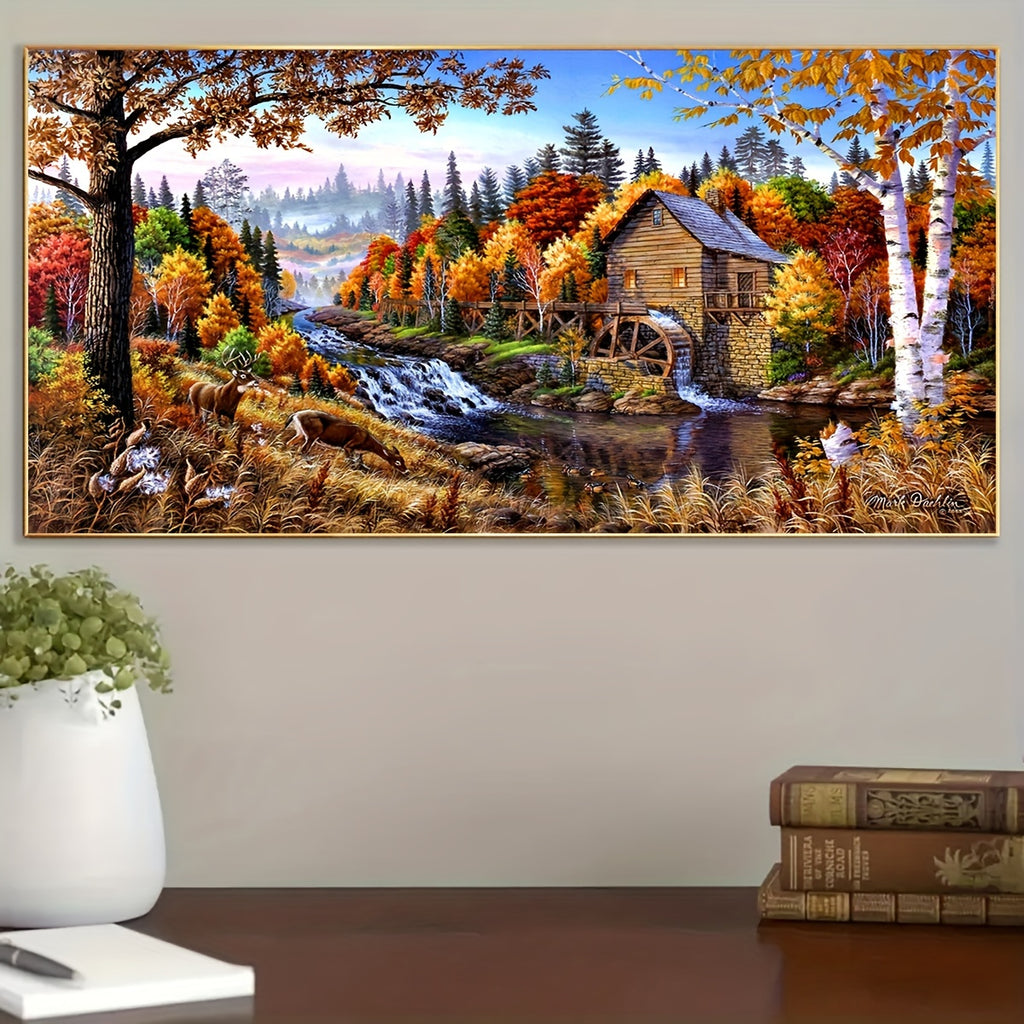 Forest House Canvas Poster