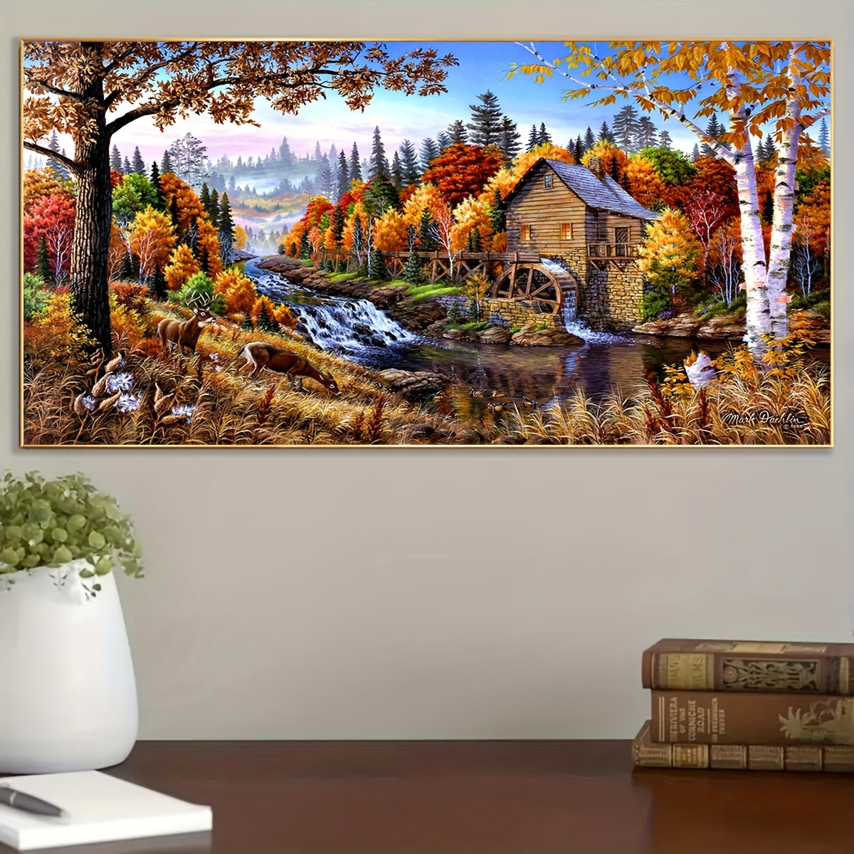 Forest House Canvas Poster