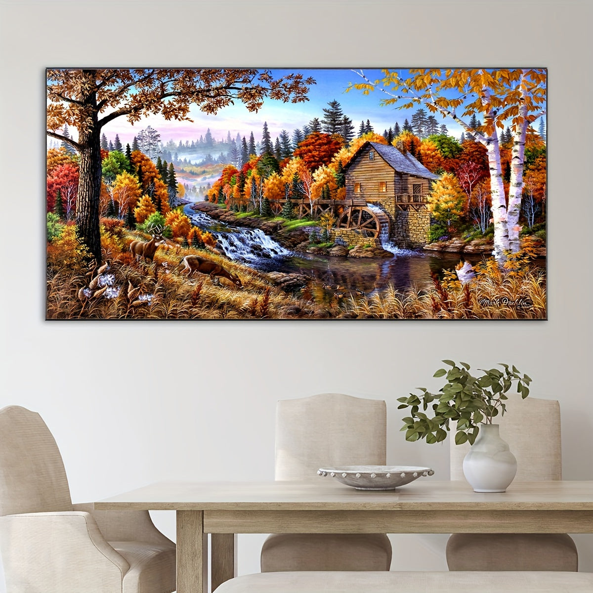 Forest House Canvas Poster