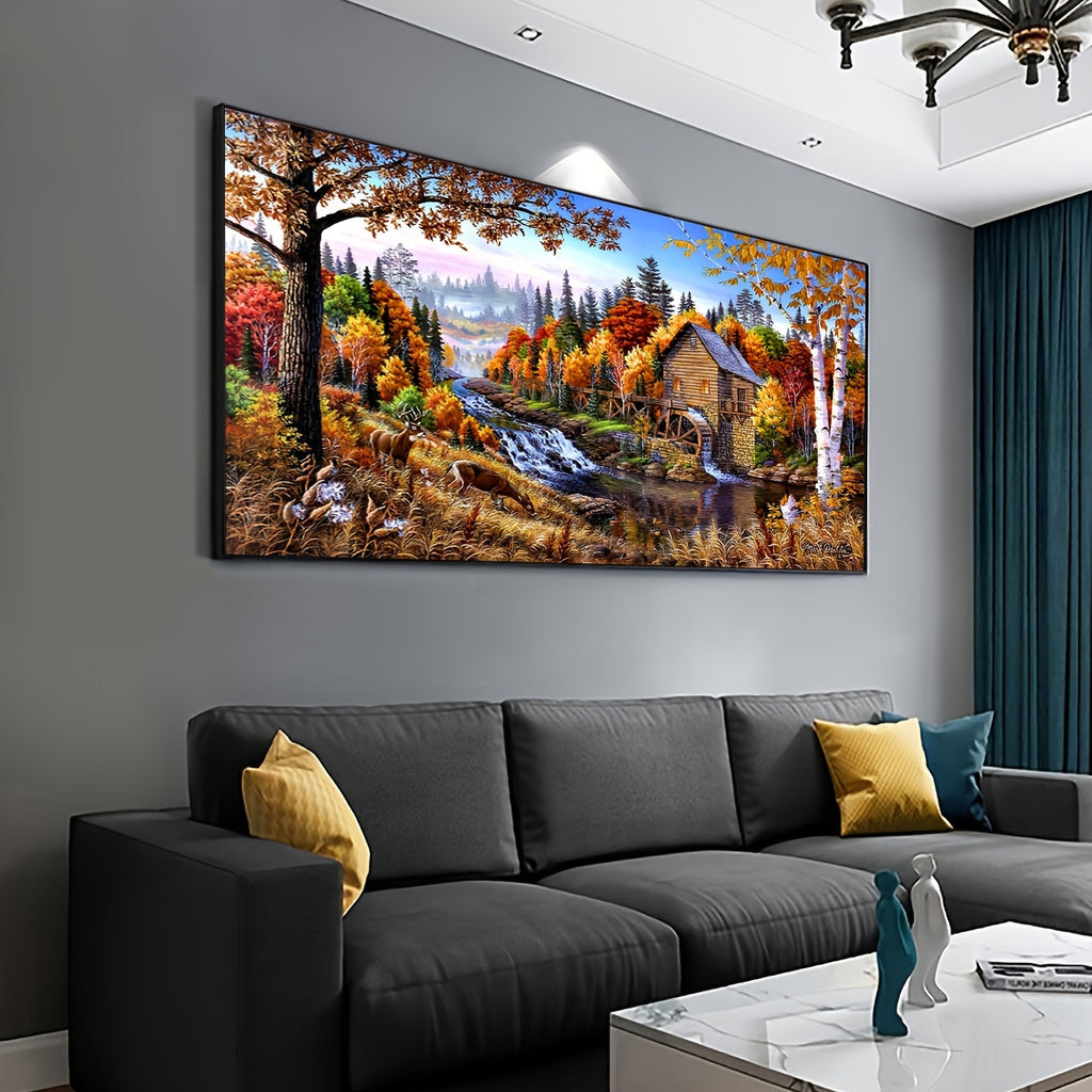 Forest House Canvas Poster