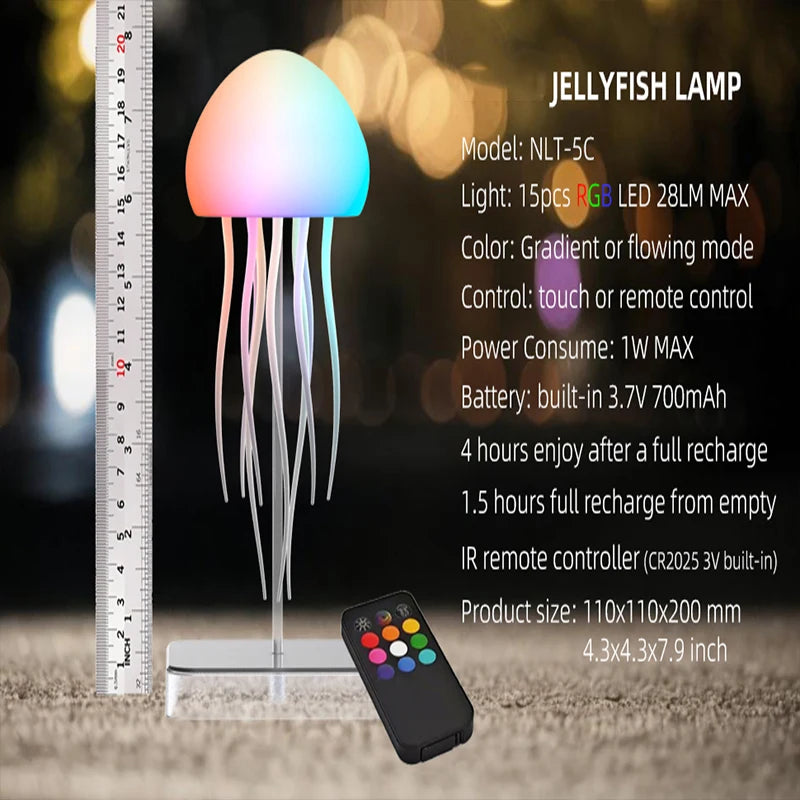 LED Jellyfish Lamp.
