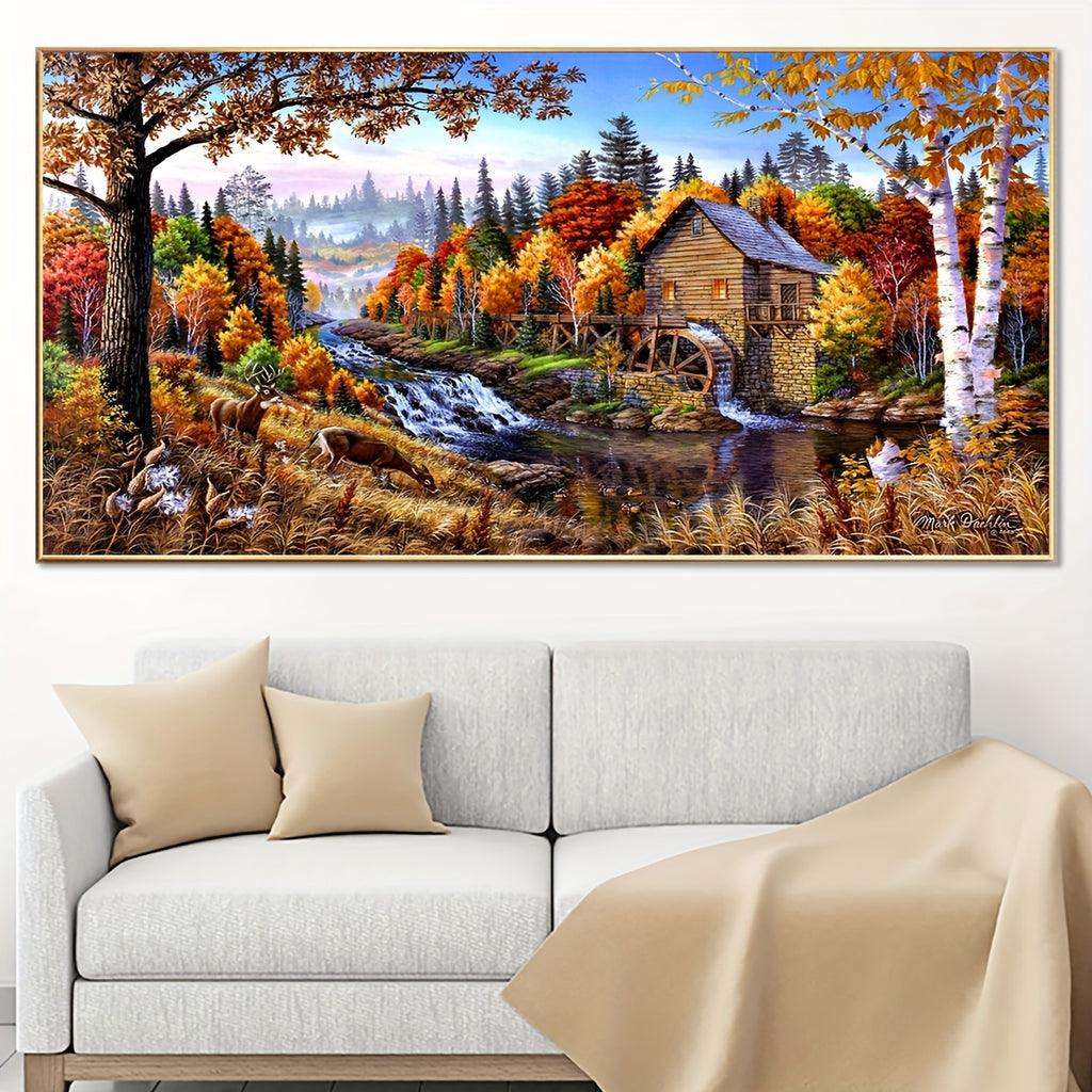 Forest House Canvas Poster