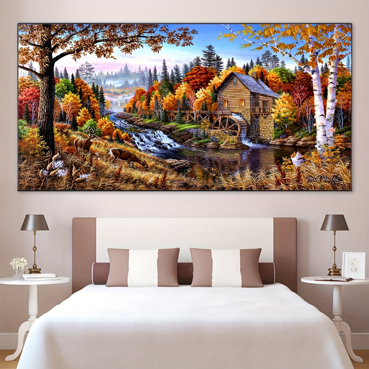 Forest House Canvas Poster