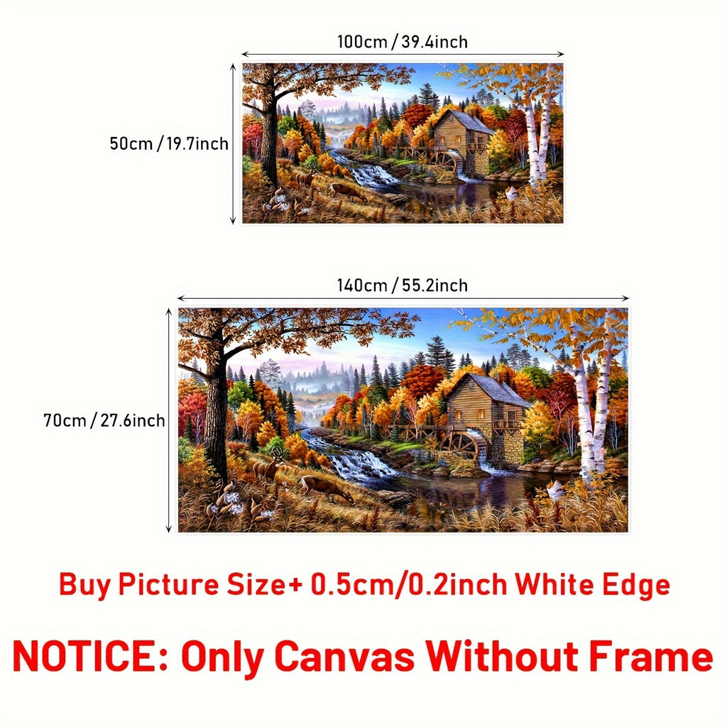 Forest House Canvas Poster