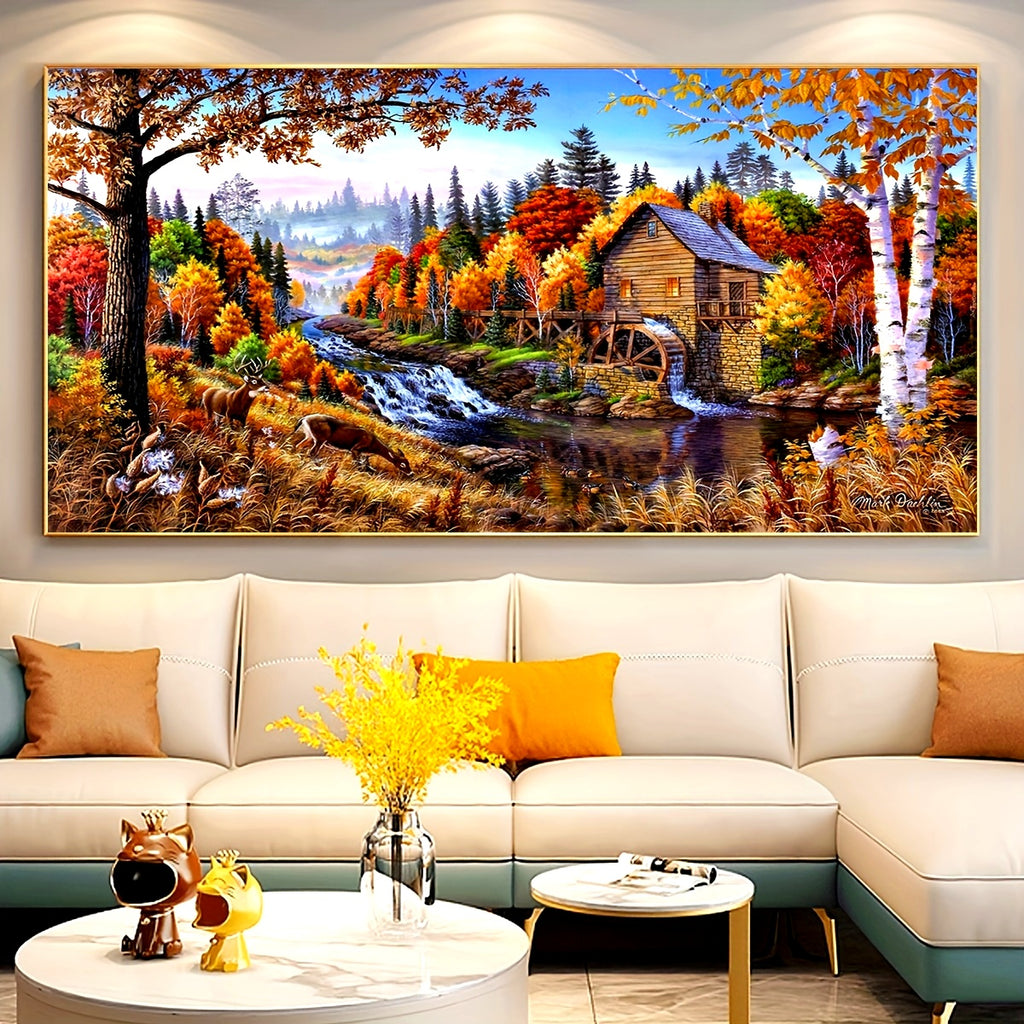 Forest House Canvas Poster
